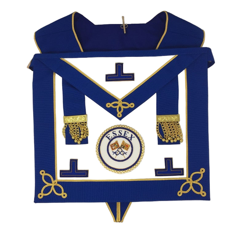 Craft Provincial/Metropolitan Masonic Undress Apron & Collar with Badge (Finest)