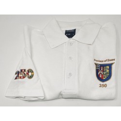 250 ANNIVERSARY Polo Shirt **White**