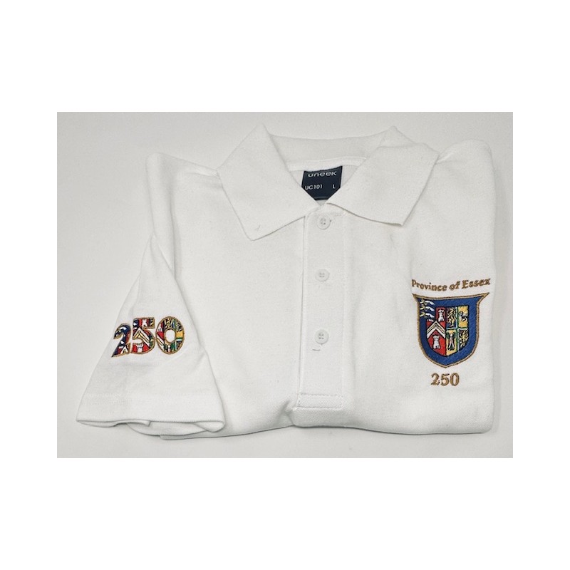 250 ANNIVERSARY Polo Shirt **White**