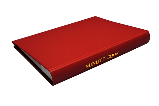 Craft Masonic Minute Book (Skeleton)