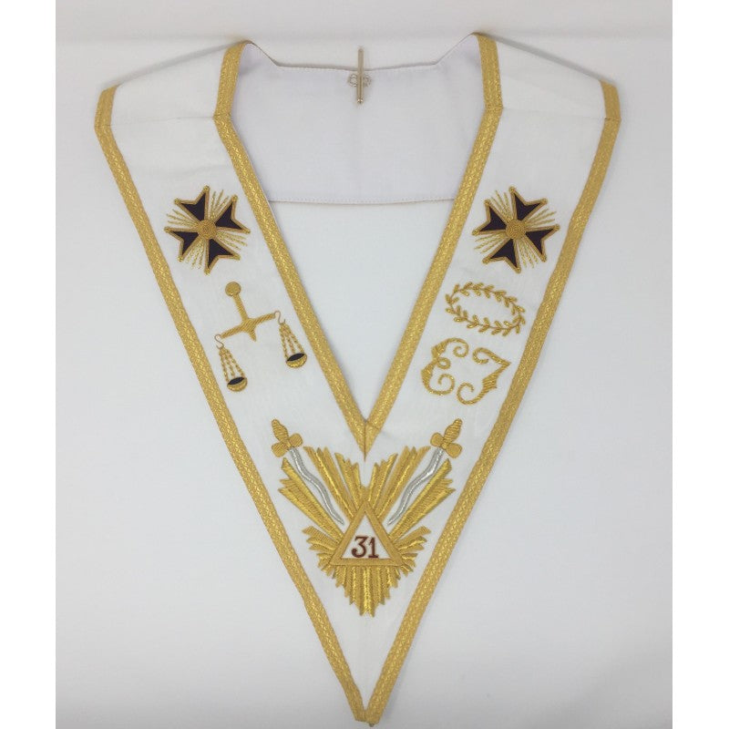 31st Collar Â (Full Hand Embroidered)