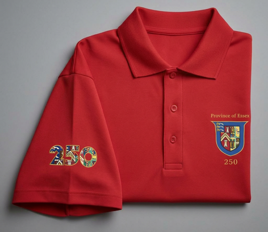 **NEW** 250 ANNIVERSARY Polo Shirt **Red**